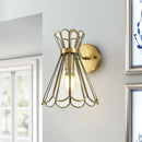 Applique murale LED de luxe entièrement en cuivre