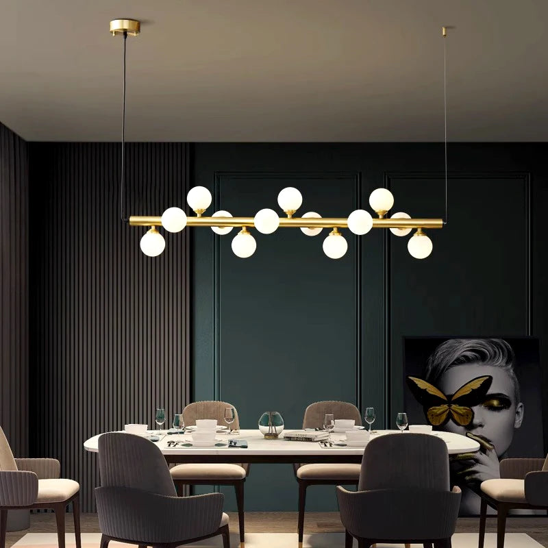 lustre suspension led moderne pour éclairage intérieur