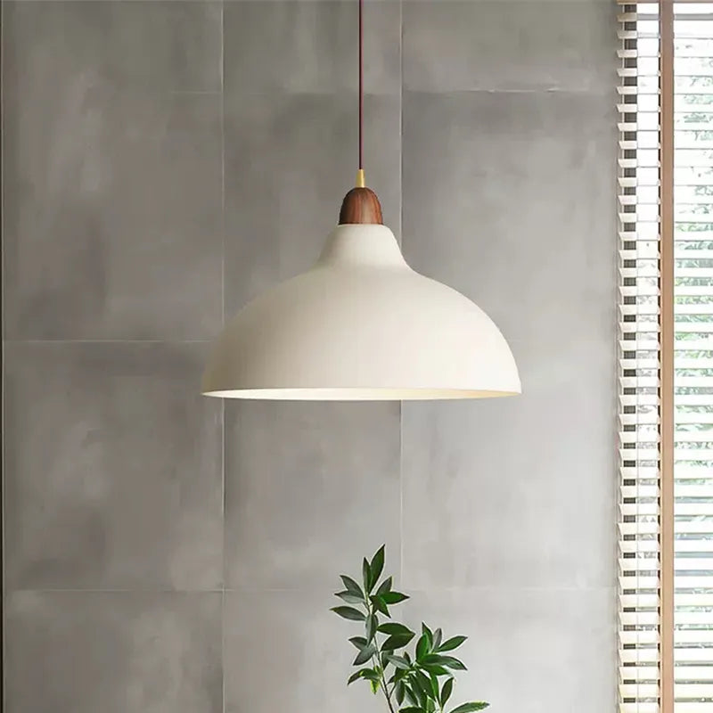 Suspension blanche E27 pour Table à manger chambre luminaires lampes suspendues noires modernes E27 LED lampe à main Loft
