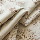Rideau occultant motif floral moderne pour salon chambre