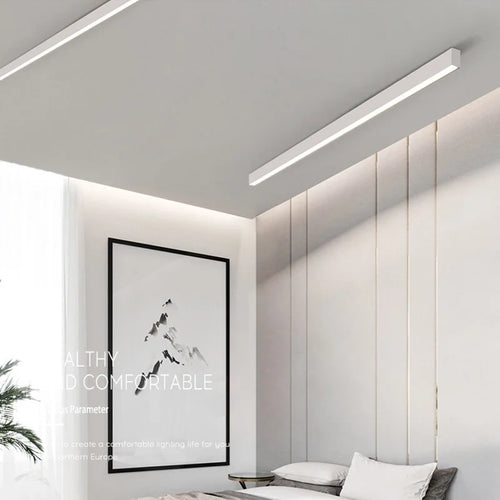 plafonnier linéaire simple pour intérieur moderne élégant