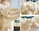 plaid hiver doux épais polaire carreaux style déco