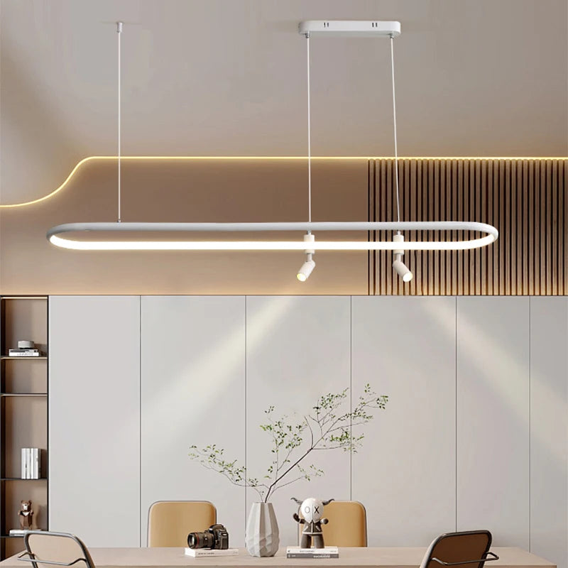lustre nordique moderne pour décoration de table à manger - vue 7 sur 12