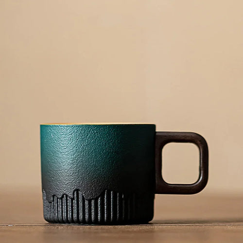 Tasse a the ceramique degradee mini style minimaliste