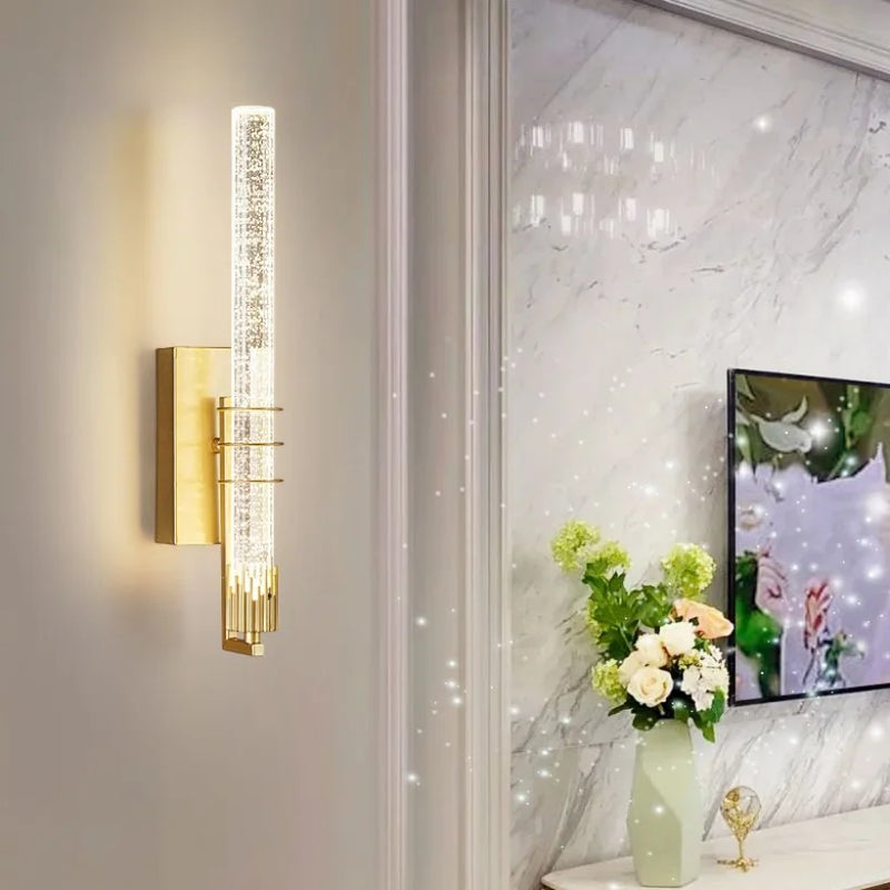 Applique murale Led nordique en cristal