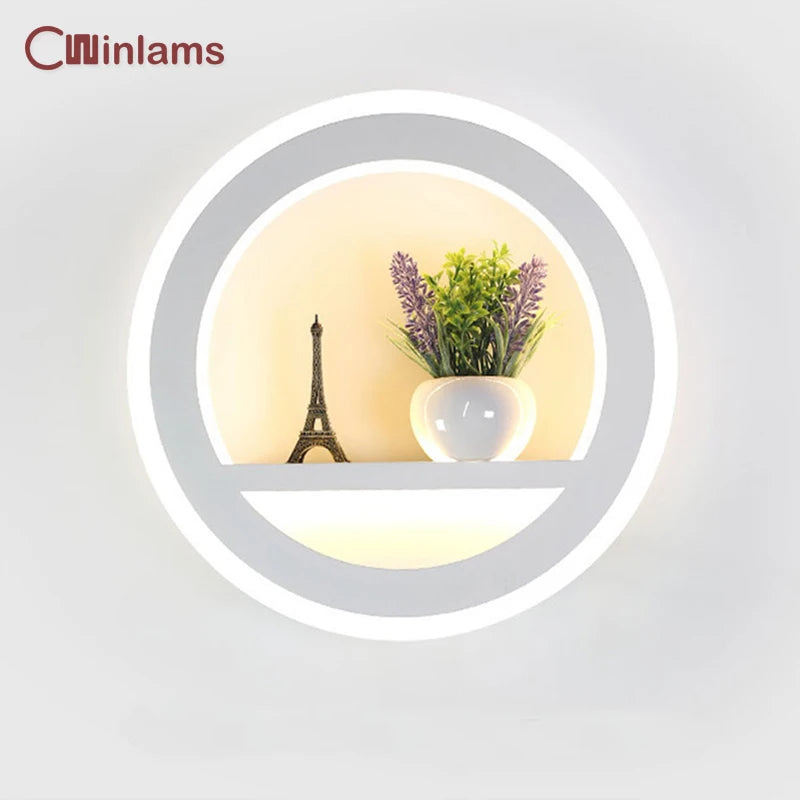Applique murale led moderne style nordique décoration créative