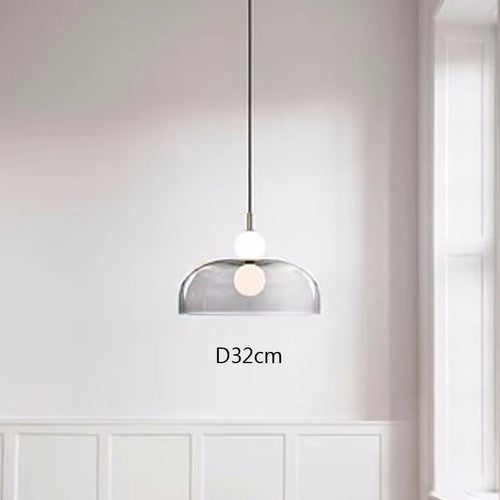 Lampe suspension verre post-moderne couloir décorative