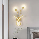 applique murale led acrylique fleur déco