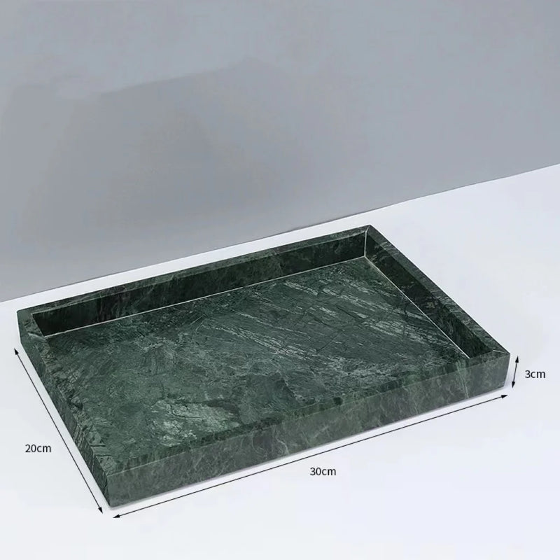 boîte de rangement en travertin et marbre naturel luxe
