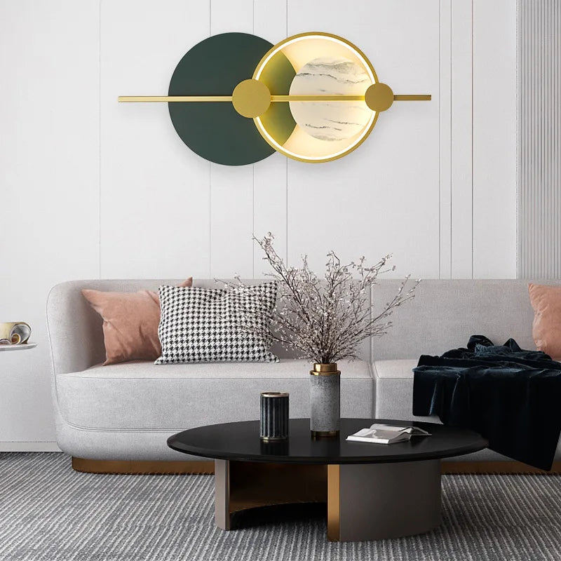 applique murale led nordique de luxe pour hôtel - vue 3 sur 9