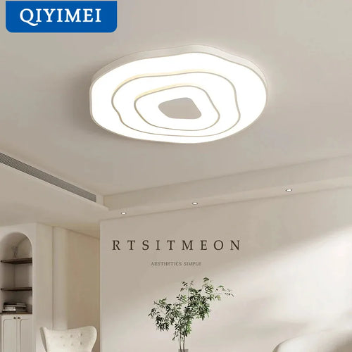 lustre led minimaliste cercle pour éclairage intérieur qiyimei