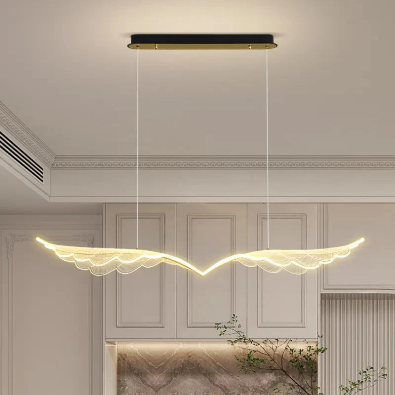 suspension LED design minimaliste moderne luminaire décoratif