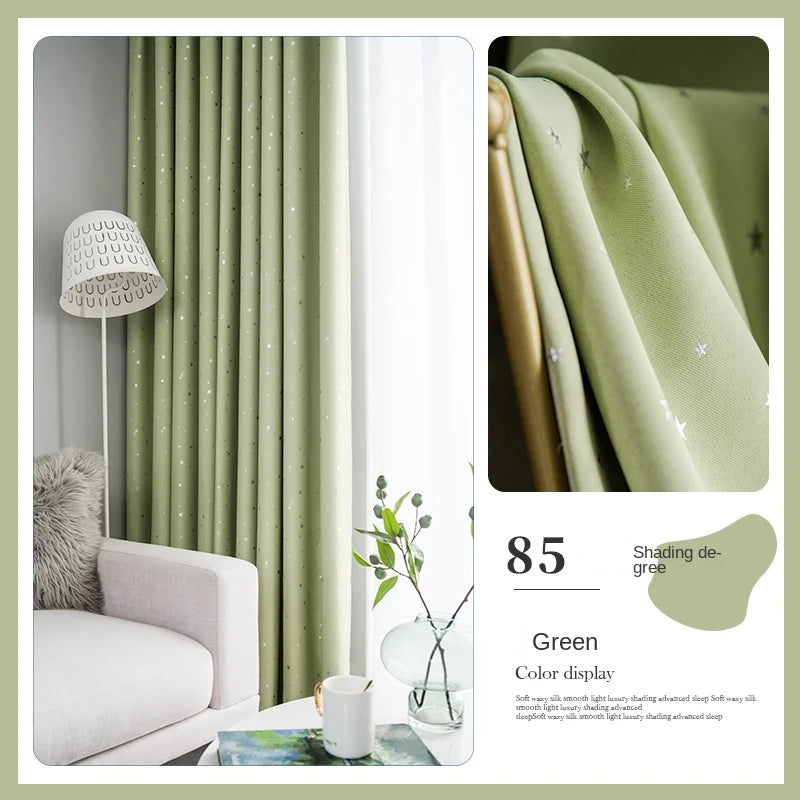 Rideau occultant plissé motif enfant salon chambre balcon - vue 8 sur 12