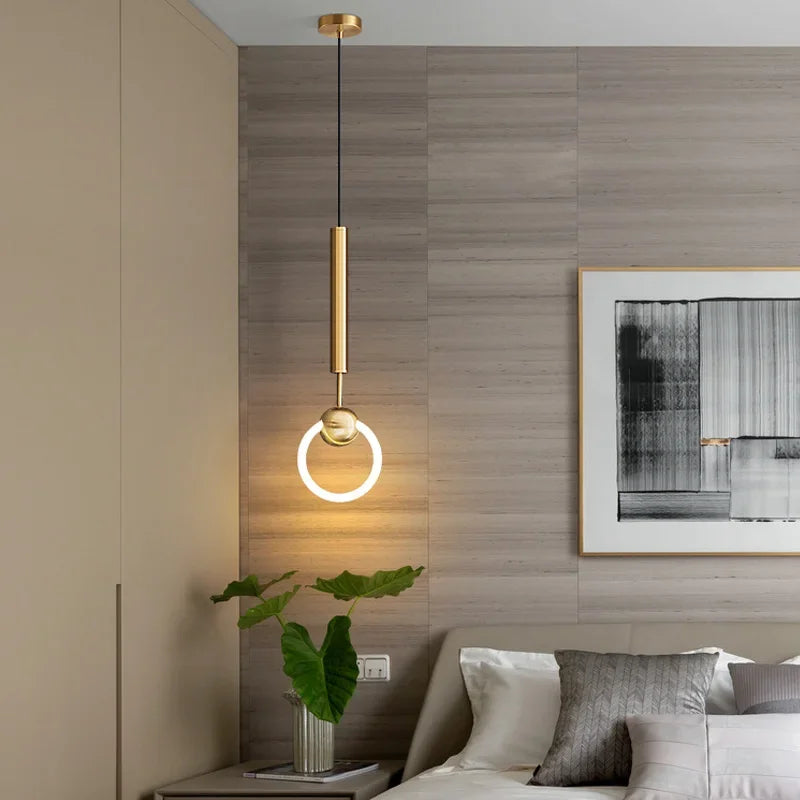 lustres led modernes luxueux lampes suspendues décoration