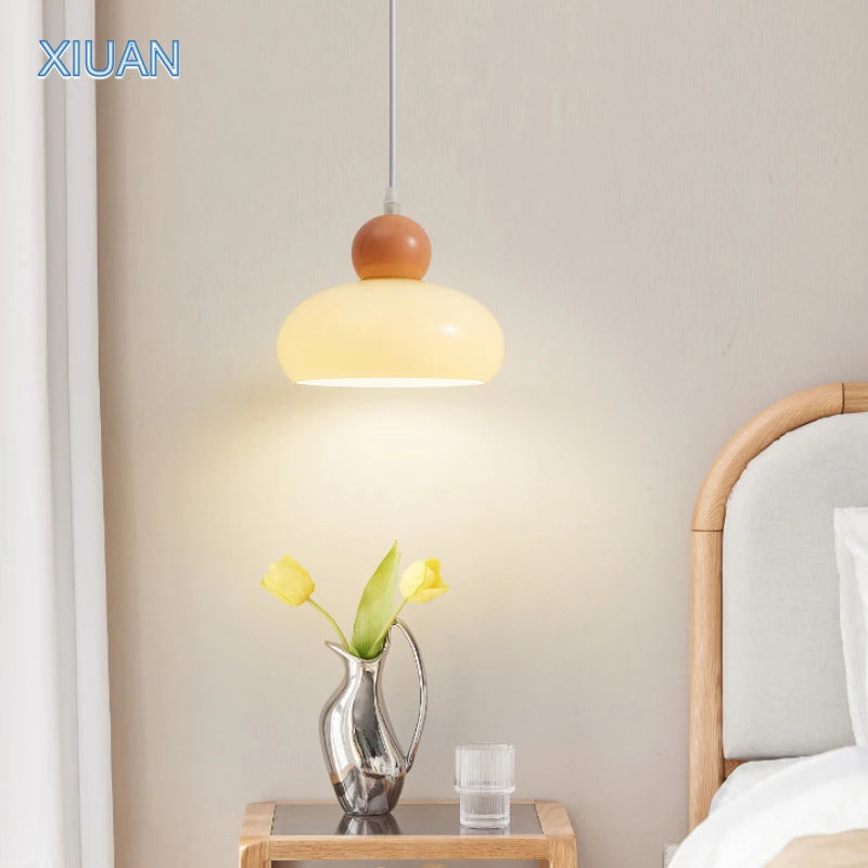 Lampe Verre Art Français E27 LED Suspendue Bauhaus - vue 2 sur 8