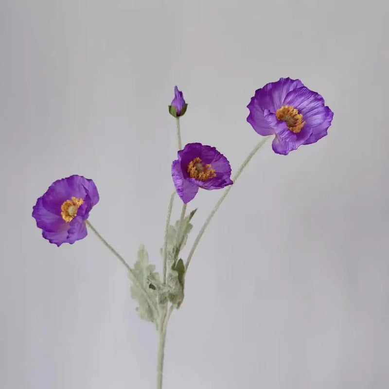 bouquet de fleurs artificielles pavot pour décoration maison jardin fête