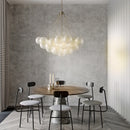 lustre boule de verre moderne led suspension nordique suspendu