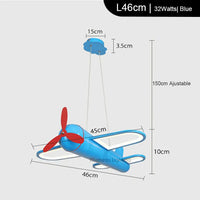 Lustre Led moderne en forme d'avion