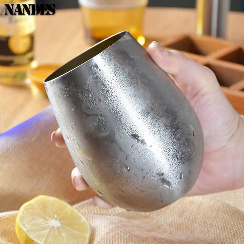 Verre inox titane 500ml style moderne bar