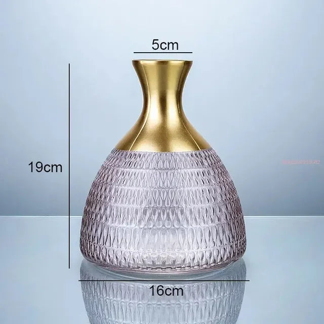 vase en verre décoratif pour arrangements floraux modernes - vue 13 sur 16