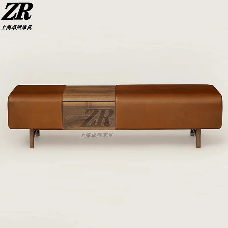 tabouret de luxe italien léger et simple pour banc et canapé