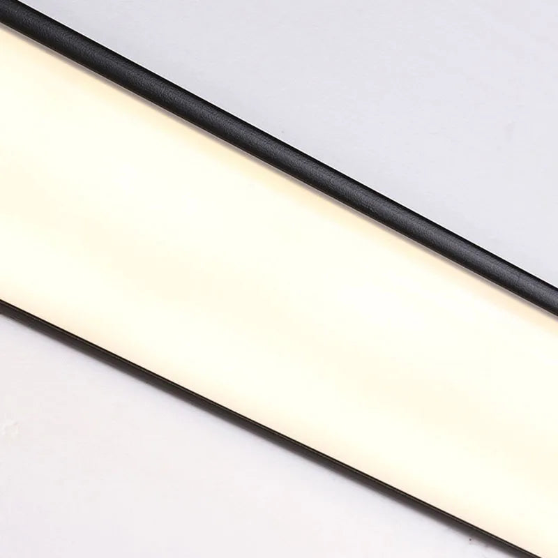 applique murale miroir en aluminium ligne simple