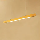 Suspension en bois au design moderne LED