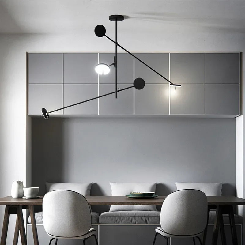 lustre led design nordique pour tables basses de restaurant - vue 7 sur 14
