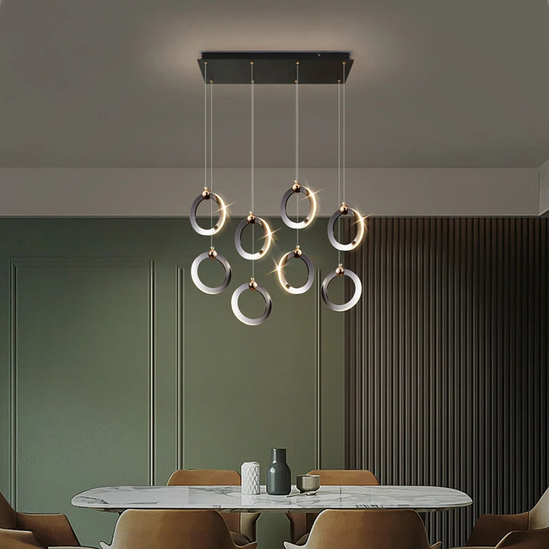 lustre postmoderne de luxe pour restaurant et bar