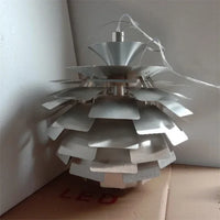 lustre suspension art led pinecone designer danois louis