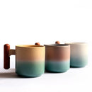 Tasses expresso bois style minimaliste europe 90ml