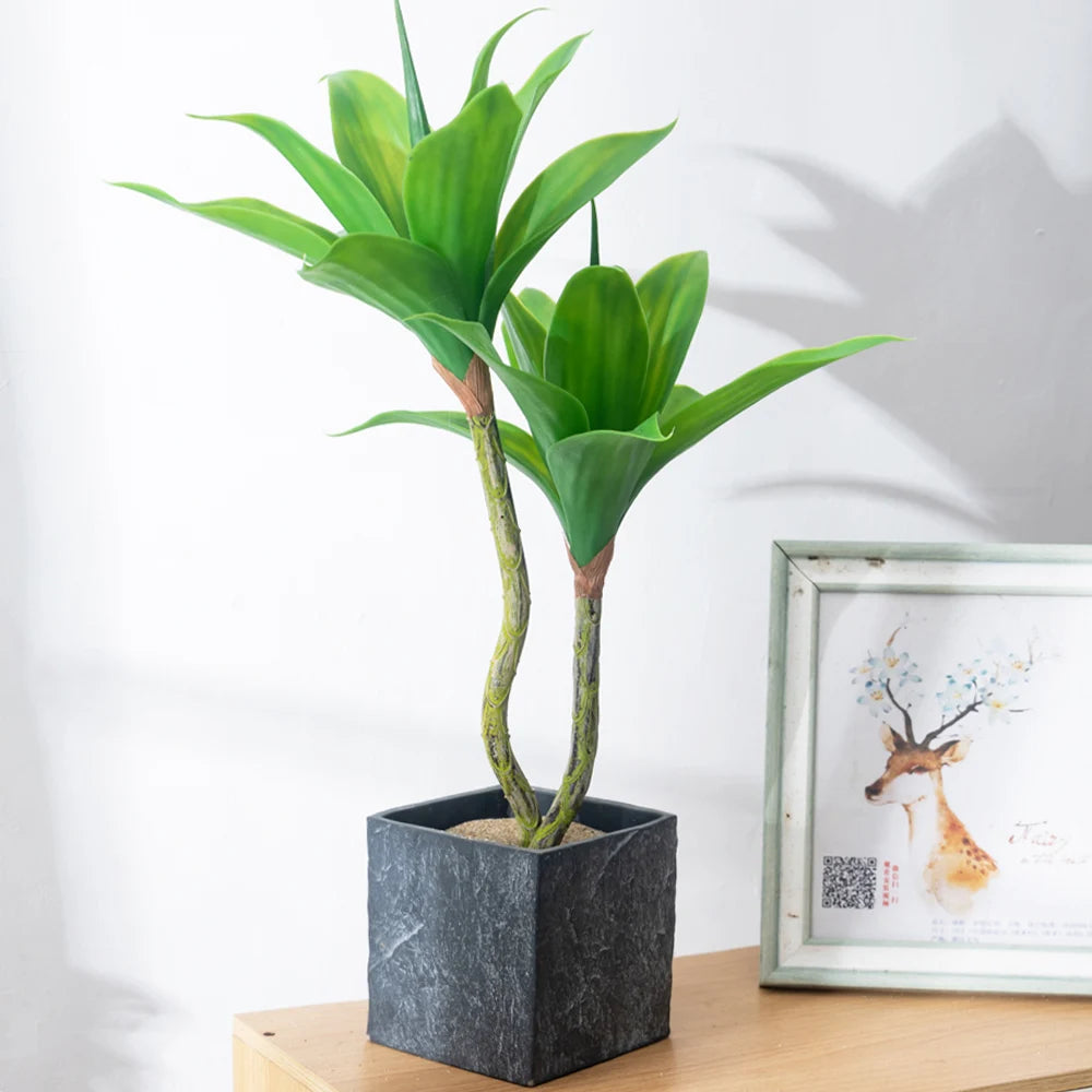plantes succulentes artificielles tropicales pour décoration intérieure et extérieure