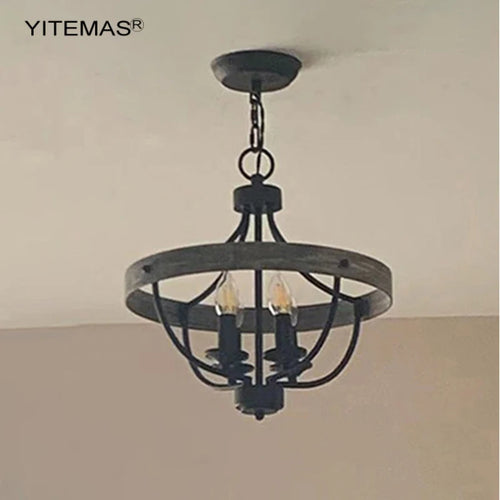 Petit lustre de plafond semi-encastré