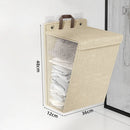 panier à linge adhésif pliable mural multifonctionnel pour vêtements
