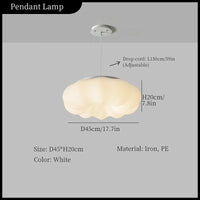 lustre moderne en forme de nuage pour décoration intérieure