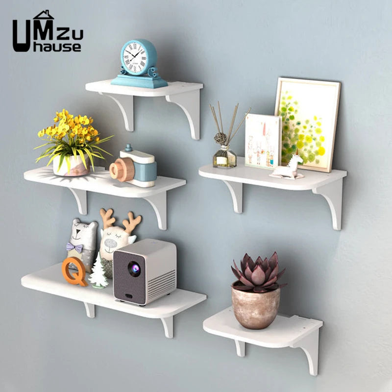 étagère flottante pour routeur et accessoires de rangement mural - vue 7 sur 8