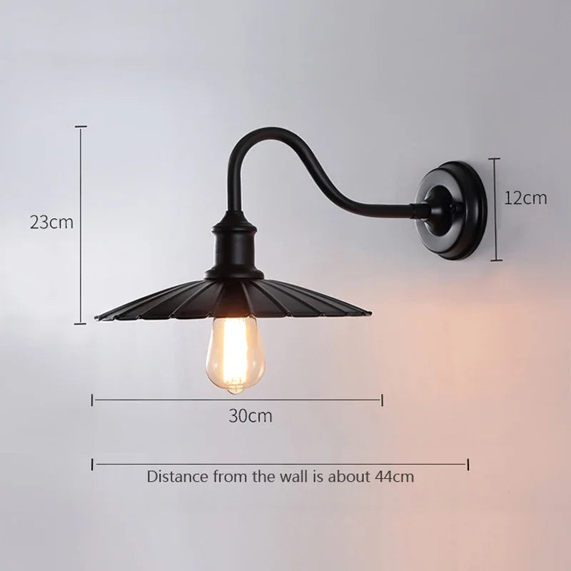 Applique murale rétro à Led étanche pour Loft de pays américain - vue 5 sur 9