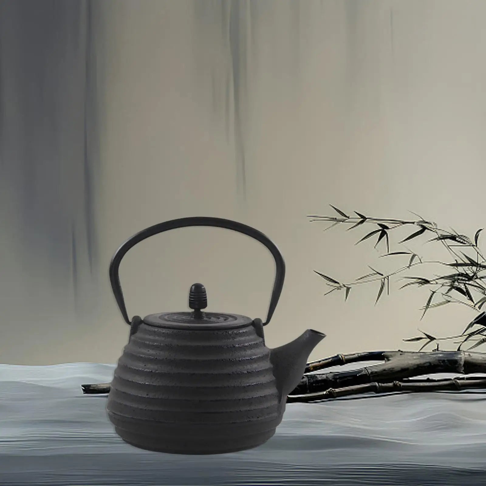 Bouilloire en fonte style japonais 1l avec infuseur