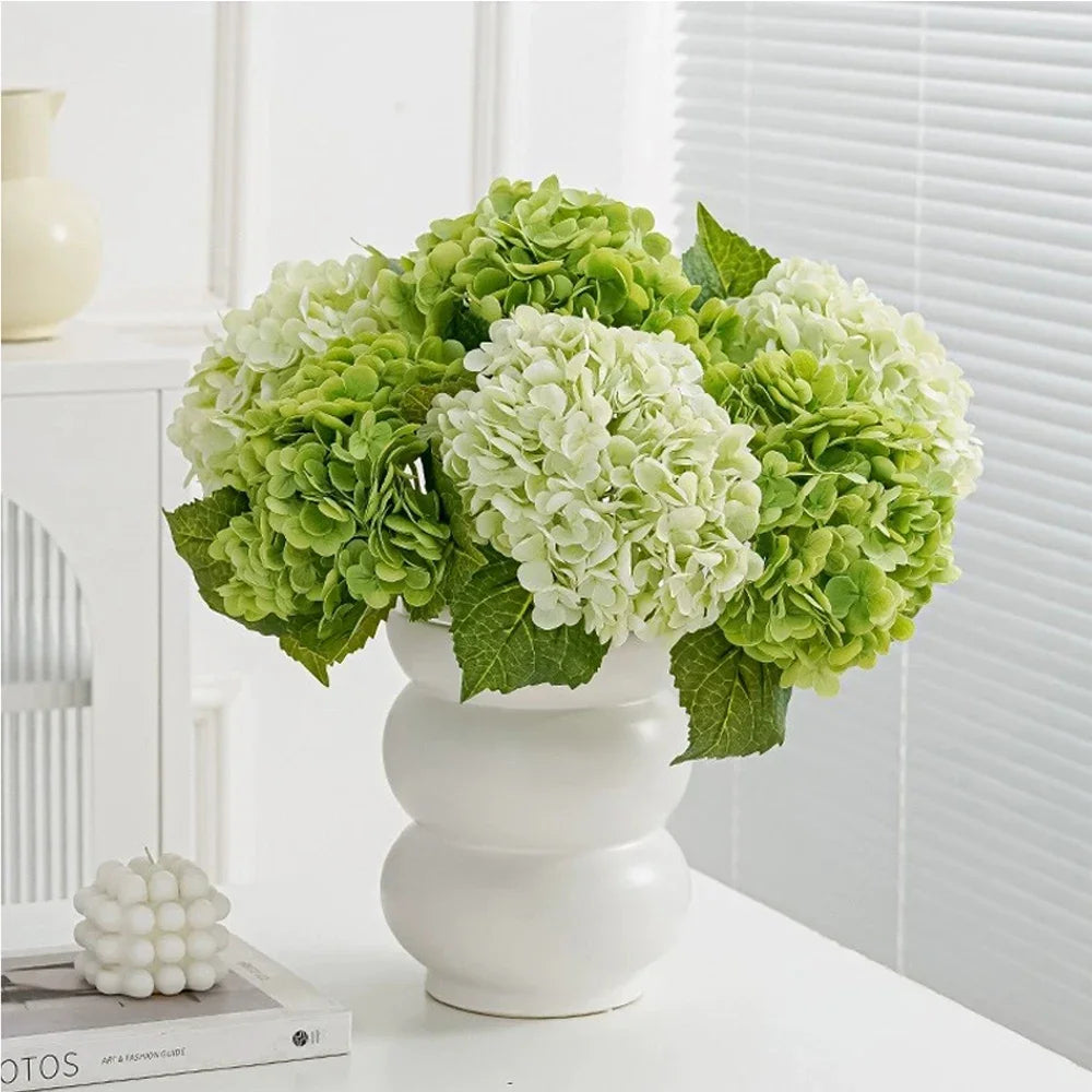 fleurs d'hortensia artificielles pour décoration mariage arrangement floral - vue 6 sur 17