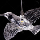 YOULAIKE oiseau design led lustre pour escalier de luxe salon suspendu luminaire couloir longue spirale acrylique lampes