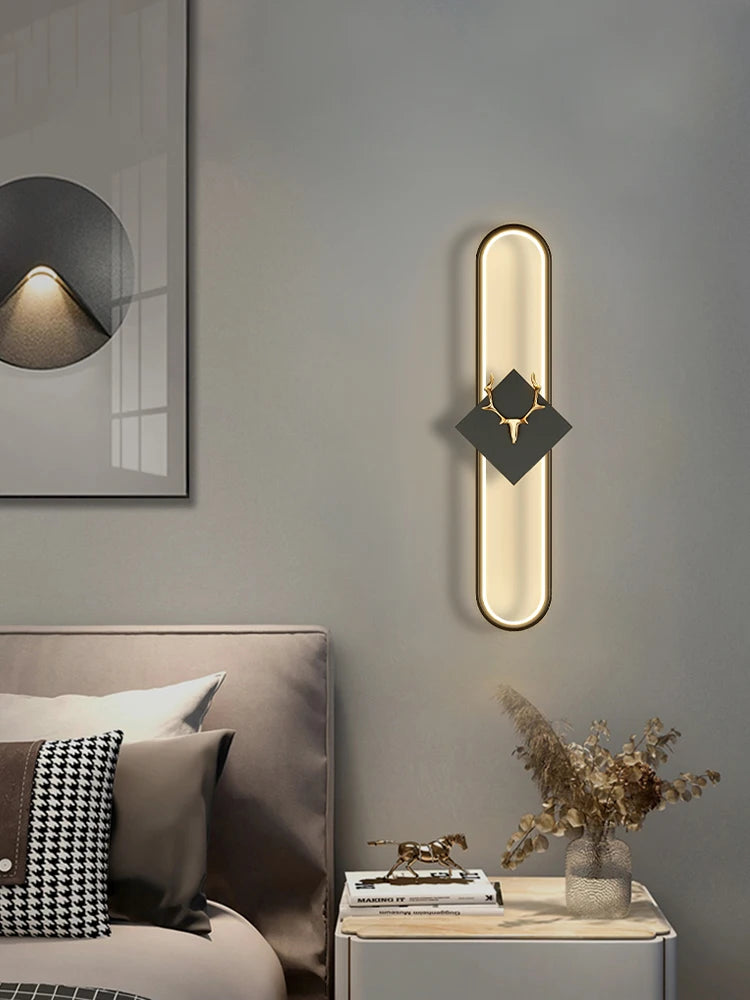 applique murale led nordique design moderne pour décoration intérieure - vue 5 sur 16