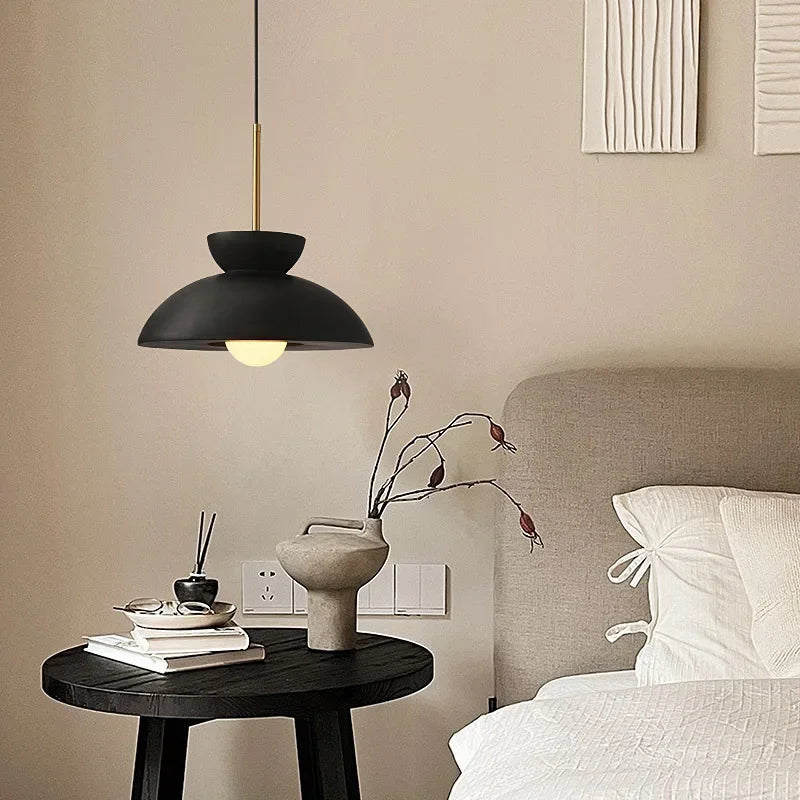 Moderne Wabi Sabi Résine LED Lustres Éclairage Suspendu Pour Salon Salle À Manger Cuisine Restaurant Bar Décor Suspension - vue 4 sur 9