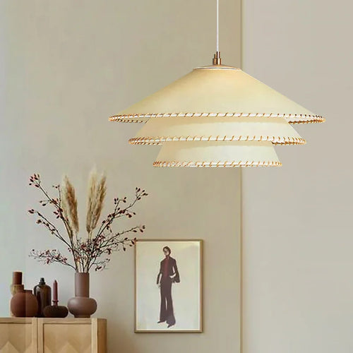 lustre en tissu nordique pour décoration intérieure élégante