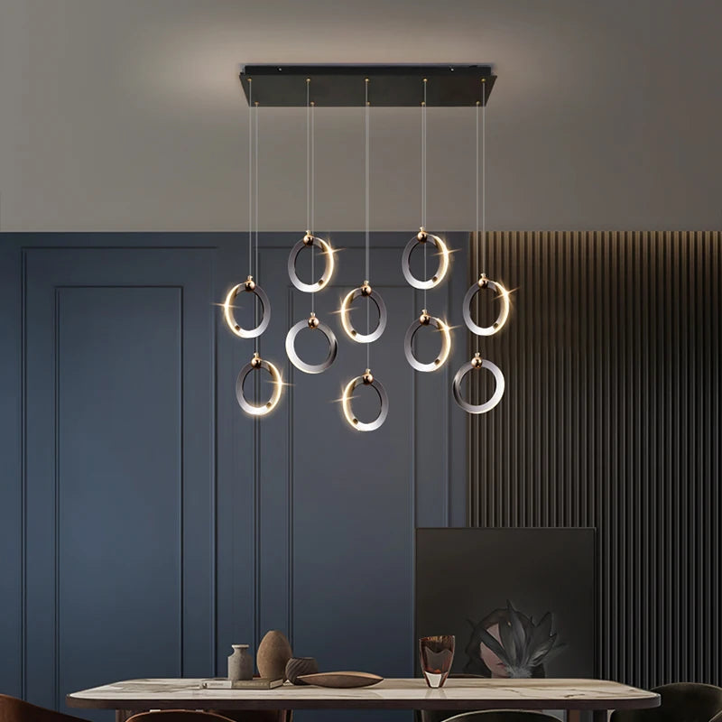 lustre postmoderne de luxe pour restaurant et bar
