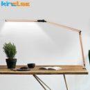 lampe de bureau moderne à bras long avec variateur et économie d'énergie