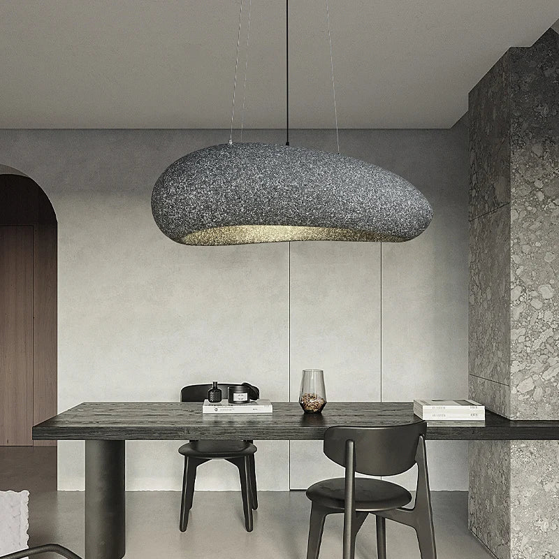 Nordique Wabi Sabi Restaurant LED Suspension Lumière Lustre Salon Lustre Cuisine Île Bar Café Loft Décor À La Maison Suspension - vue 4 sur 9