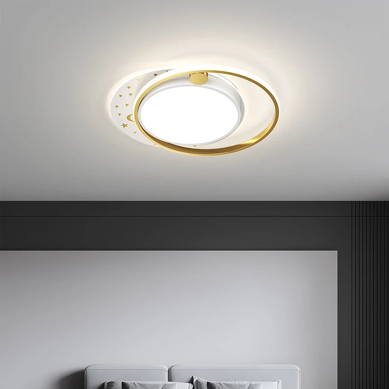 lustre moderne avec télécommande pour éclairage intérieur décoratif - vue 7 sur 15