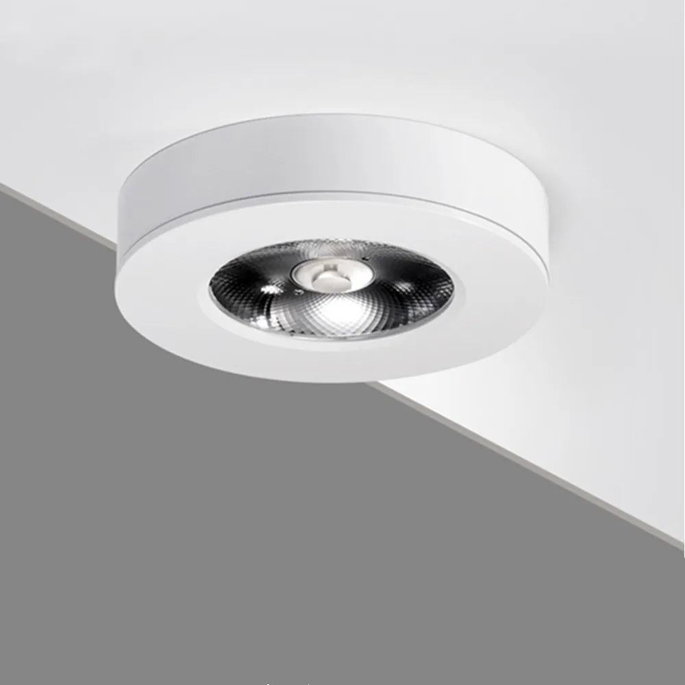 Plafonniers ultra minces sans conducteur montés surface cob led spots éclairage