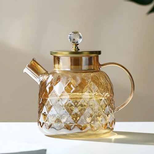 Carafe verre borosilicate grande capacité résistante chaleur