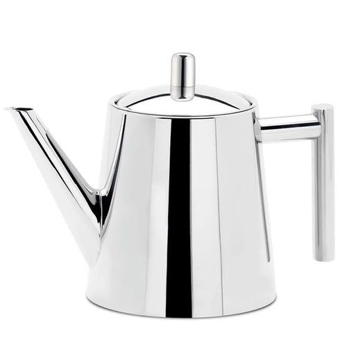Theiere acier inox infuseur amovible 11l design moderne